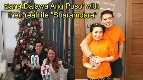 The cast of 'Sana Dalawa Ang Puso' with their real life .